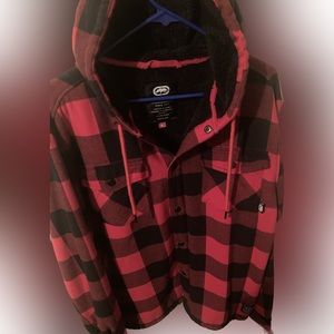 Flannel ecko hoodie